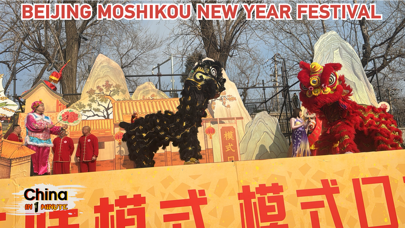 Spring Festival Carnival in Moshikou, Beijing video poster