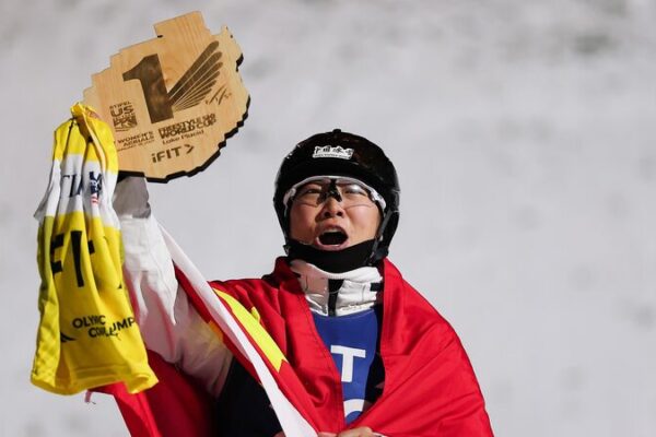Gold Medal Skier Xu Mengtao Dreams Big After Olympic Triumph πΏ Talk Sports: Olympic champion Xu Mengtao to herself β you're amazing video poster