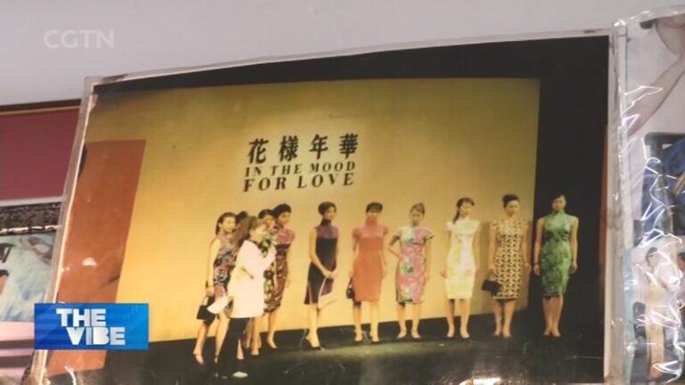Traditional cheongsam takes on a modern twist for the festive season video poster