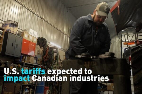 U.S.-Canada Trade Tensions: How New Tariffs Could Affect Your Favorite Products! U.S. tariffs expected to impact Canadian industries video poster
