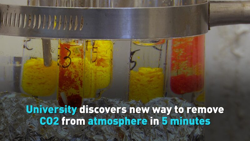 New Material Eats CO2 in Just 5 Minutes! 😲🌿 University finds new way to remove CO2 from atmosphere in 5 minutes video poster