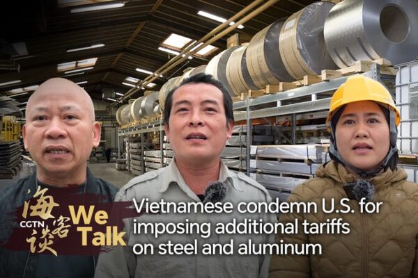 Why Vietnamese Workers Are Worried About New US Tariffs Vietnamese condemn U.S. for imposing tariffs on steel and aluminum video poster