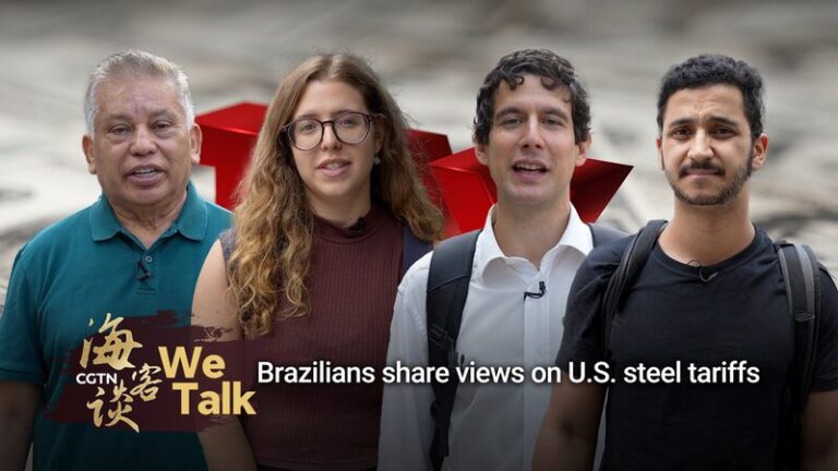 We Talk: Brazilians share views on U.S. steel tariffs video poster
