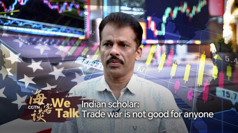 We Talk: Indian scholar: Trade war is not good for anyone video poster