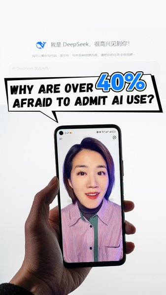 Why are over 40% of people afraid to admit using AI? video poster