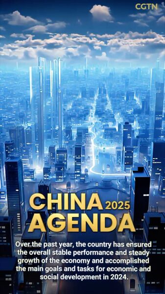 AIGC Posters: China accomplished its 2024 main development goals video poster