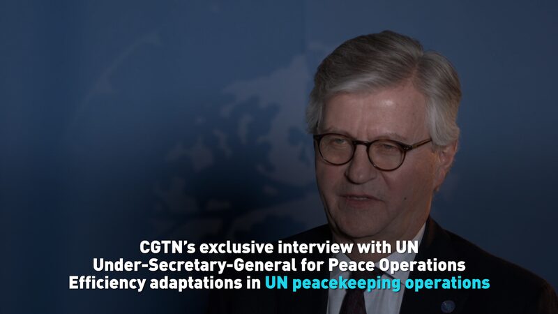 CGTN's interview with UN Under-Secretary-General for Peace Operations video poster