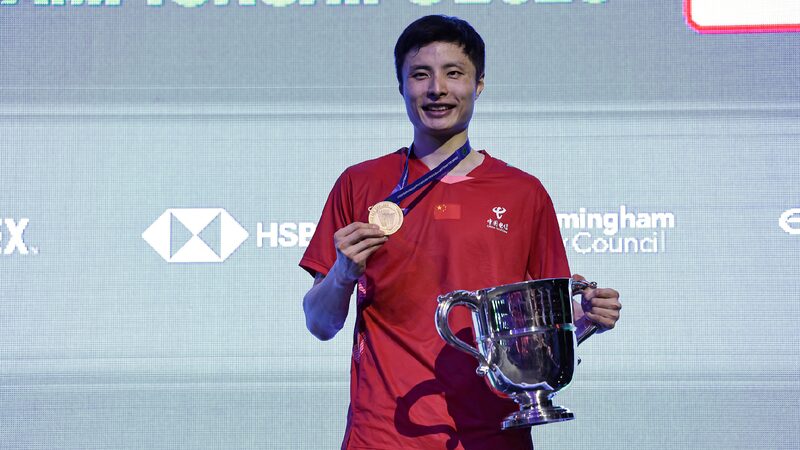 China’s Shi Yuqi Wins Badminton Men’s Singles at All England Open! πΈ China win men's singles, mixed doubles titles at BWF All England Open