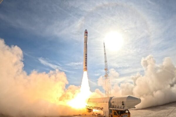 China’s CERES-1 Rocket Launches 8 Satellites into Space! π China's CERES-1 commercial rocket sends 8 satellites into preset orbit video poster
