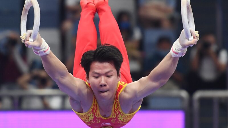 China's Meng captures silver in men's rings at Gymnastics World Cup