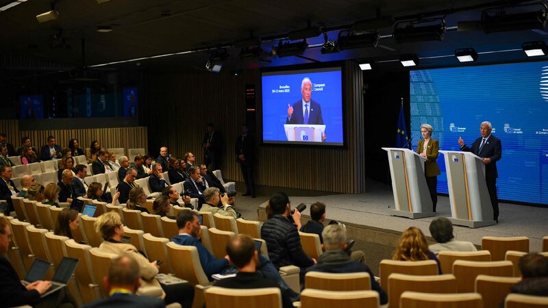 EU leaders discuss defense spending, but gaps remain