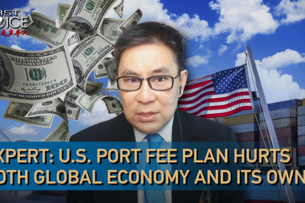 Expert Says U.S. Plan Could Hurt Global Trade and Itself Expert: U.S. port fee plan hurts both global economy and its own video poster