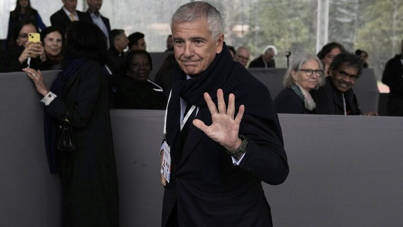 IOC VP Samaranch downplays being favorite to win presidential bid