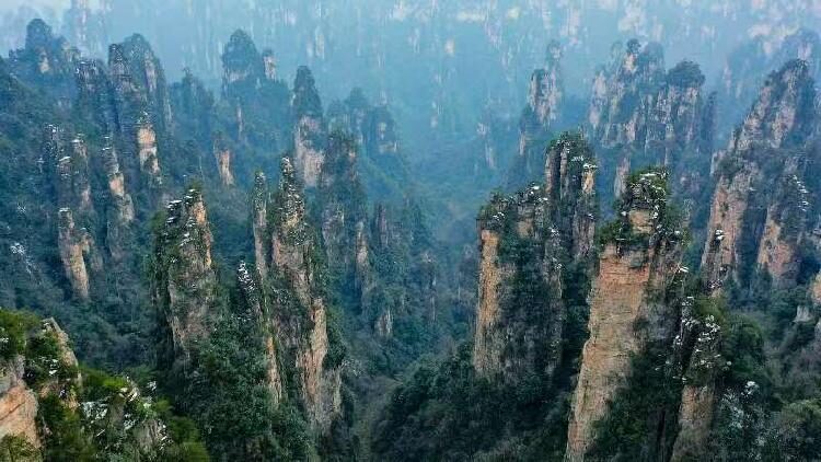 Live: Explore the prototype of Avatar Hallelujah Mountains in C China