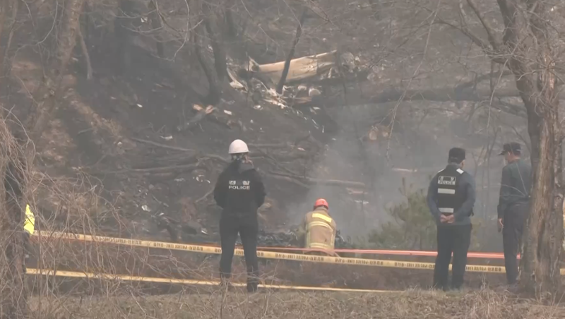 Live: Firefighting helicopter crashed in South Korea video poster