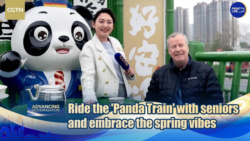 Live: Ride the 'Panda Train' with seniors and embrace the spring vibes video poster