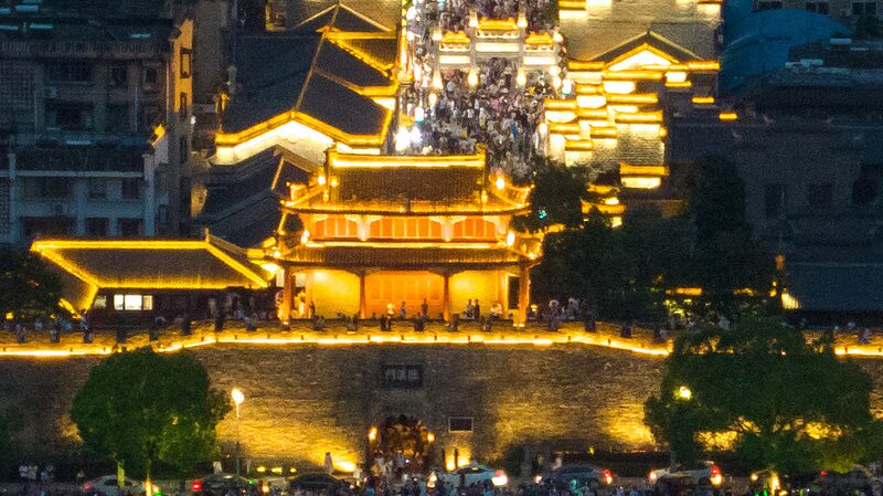 Live: The dazzling night view of legendary Xiangyang video poster