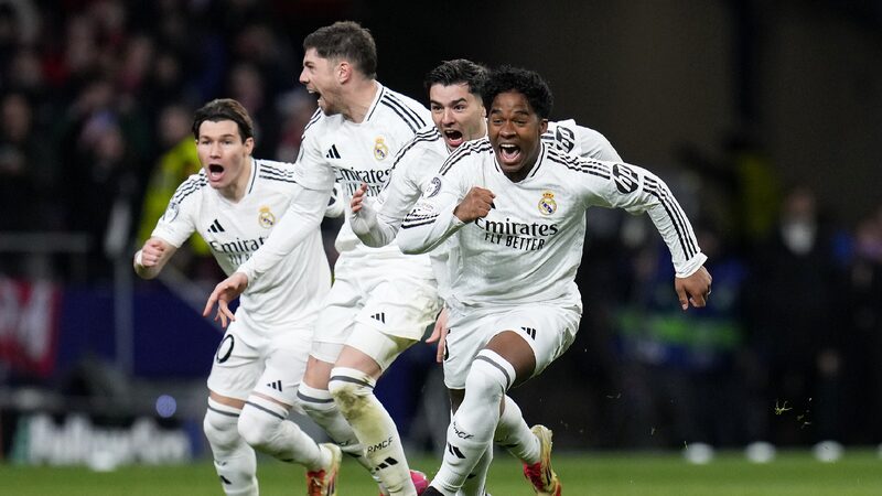 Real sink Atletico in shootout to reach UEFA Champions League quarters