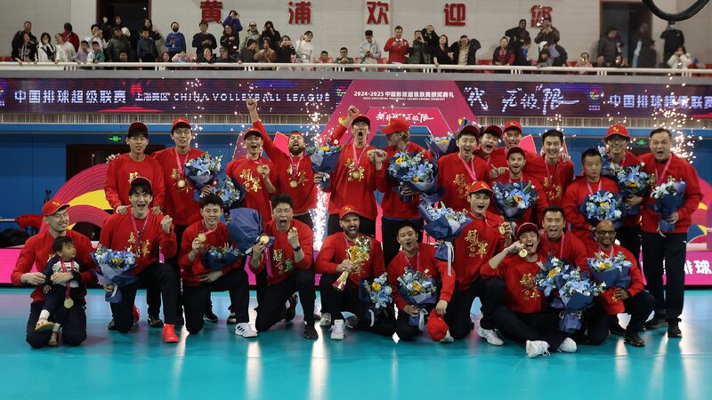 Shanghai win 18th China Men's Volleyball Super League championship