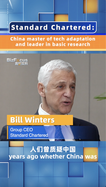 Standard Chartered: China leader in tech adaptation, basic research video poster