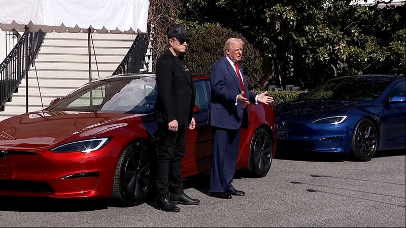 Tesla faces backlash over Musk’s ties to Trump video poster
