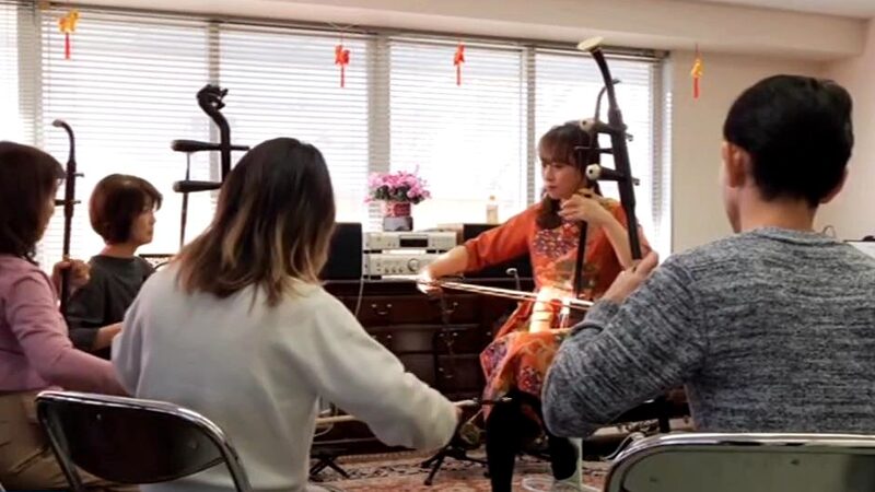 Traditional Chinese instrument gaining popularity in Japan video poster