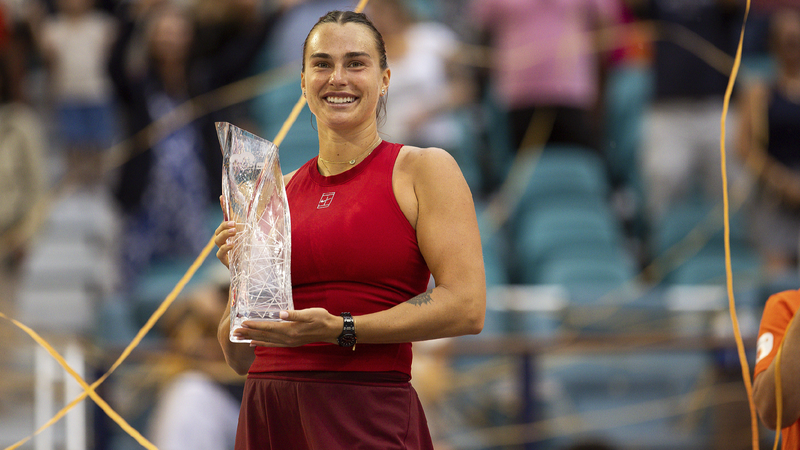 World No.1 Sabalenka sinks Pegula to win Miami Open