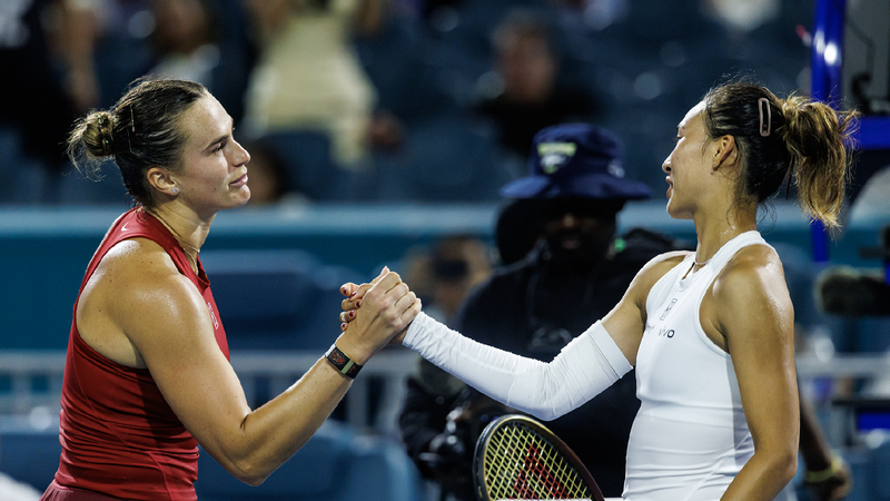 Zheng Qinwen ousted by Aryna Sabalenka in Miami Open quarterfinals