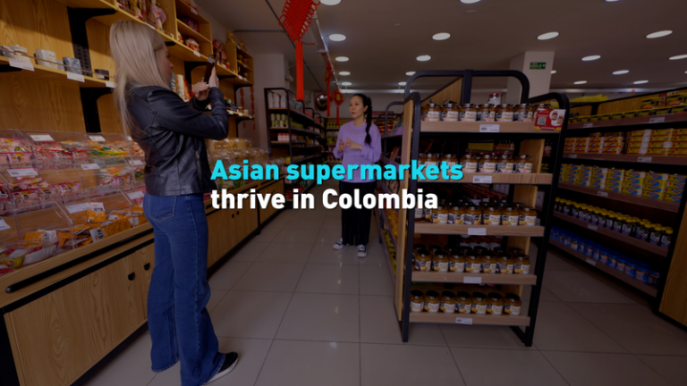 Asian supermarkets thrive in Colombia video poster