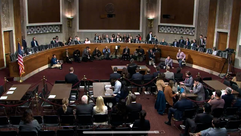 Boeing CEO admits failures at Senate hearing video poster