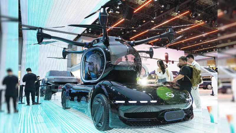 Flying Cars Unveiled at Shanghai Auto Show: The Future is Here! 🚀 Check out these flying car concepts displayed at Shanghai Auto Show