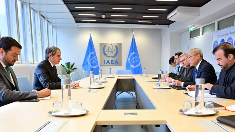 China backs diplomatic path on Iran nuclear issue, supports IAEA role