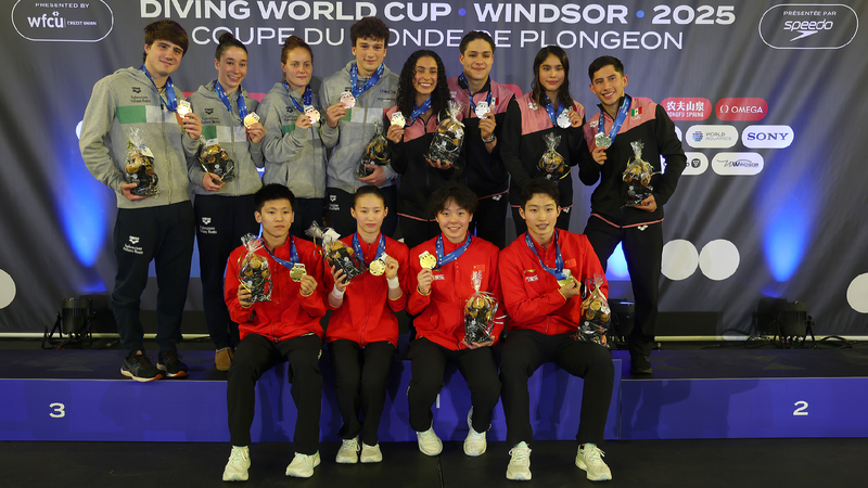 China_win_mixed_3m__10m_team_gold_medal_at_Diving_World_Cup - My Global News: Young Voices China win mixed 3m & 10m team gold medal at Diving World Cup