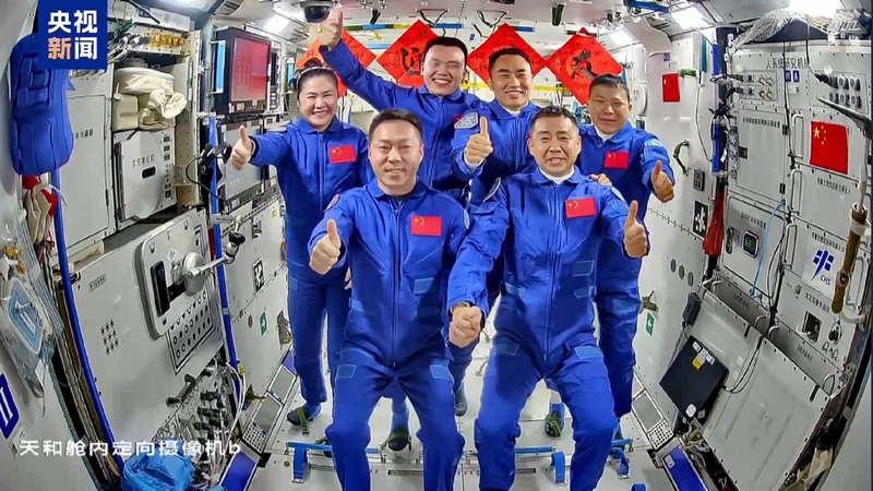 China's Shenzhou-20 crew enters space station, meets Shenzhou-19 crew
