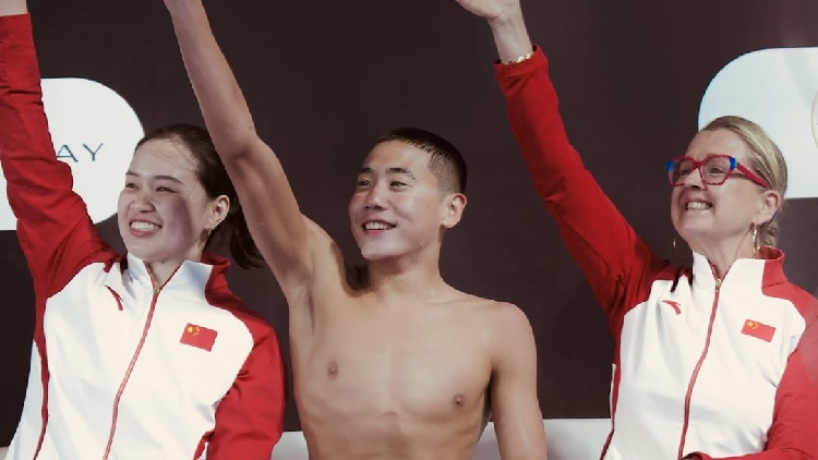 Chinese teenager Guo Muye wins title at Artistic Swimming World Cup