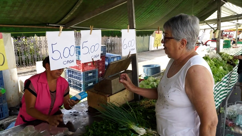 Cost of food in Brazil rises video poster