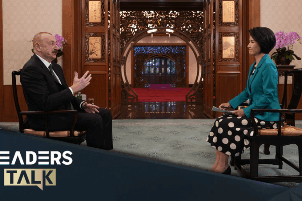 Azerbaijani President Aliyev Talks Future with China 🚀 Exclusive Interview with Azerbaijani President Ilham Aliyev video poster