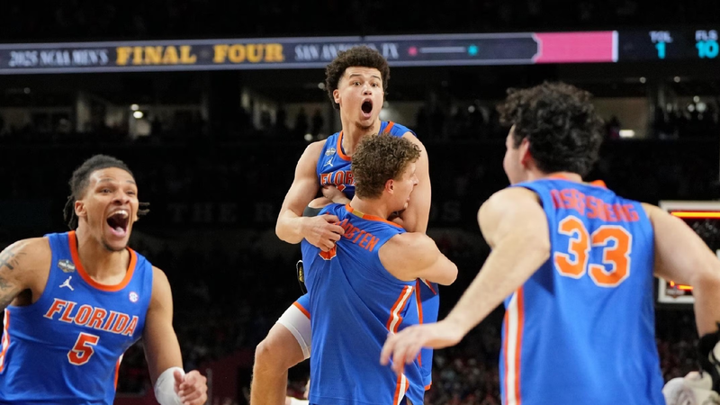 Florida squeaks past Houston to capture NCAA men's basketball title
