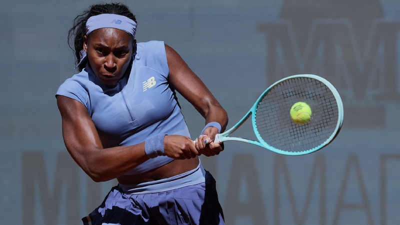 Gauff eases past Bencic at WTA Madrid Open