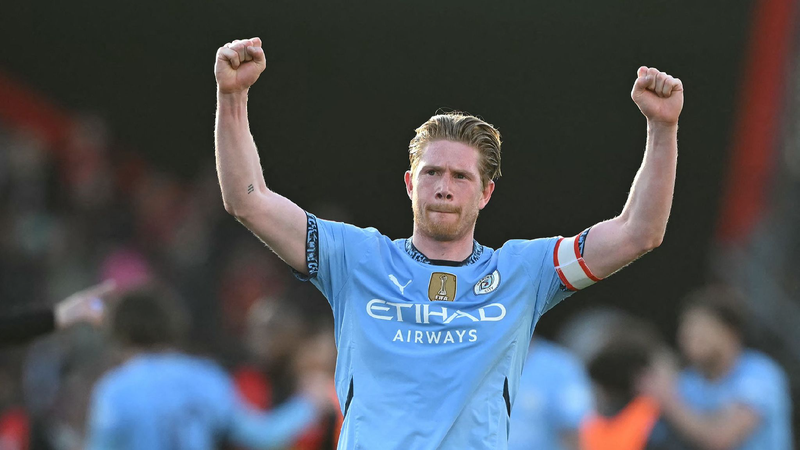Kevin De Bruyne to leave Manchester City at end of 2024-25 season