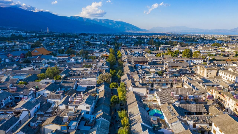Live: Take in the tranquil view of Dali Old Town in SW China's Yunnan