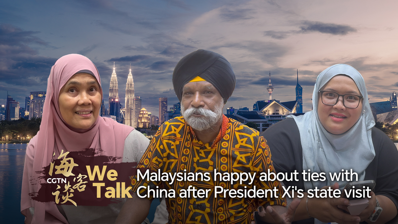 Malaysians happy about ties with China after President Xi's visit video poster