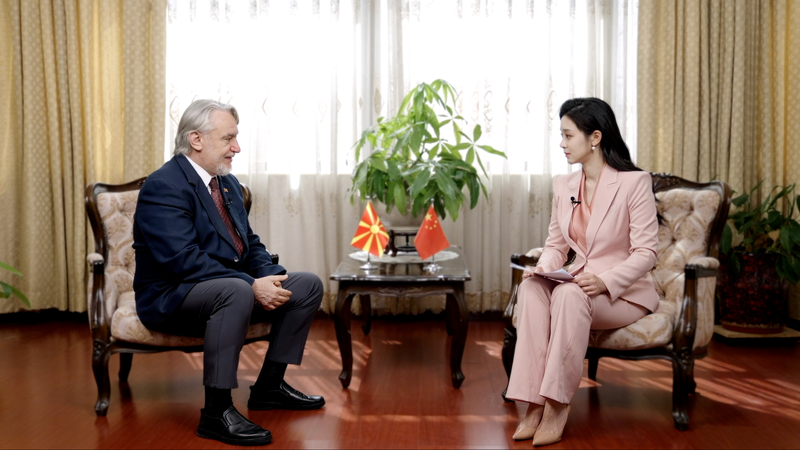 North Macedonian envoy on strengthening ties with China to aid growth video poster