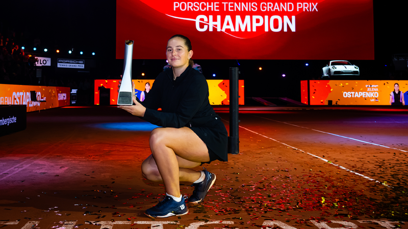 Ostapenko stuns Sabalenka to win Stuttgart title