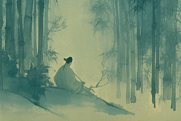Discover Wang Wei’s Moonlit Poem: A Night in a Bamboo Grove ππ Step into Poetry: This Time, Music in the Moonlit Grove