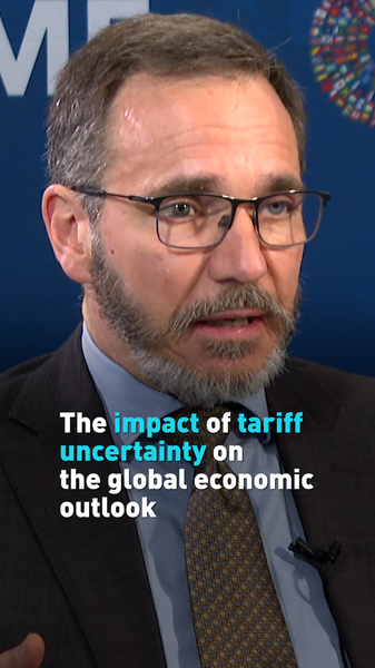 The impact of tariff uncertainty on the global economic outlook video poster