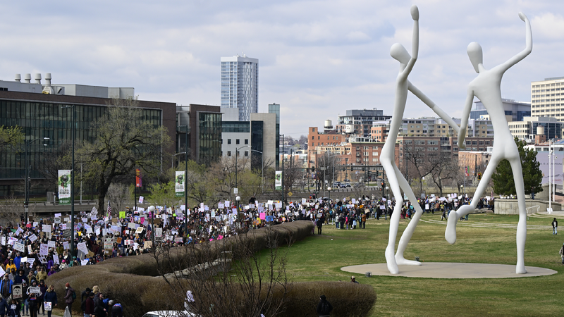 Thousands of protesters rally against Trump across U.S.