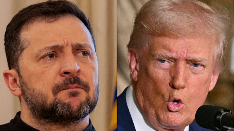 Trump and Zelenskyy clash again as Russia peace talks stall
