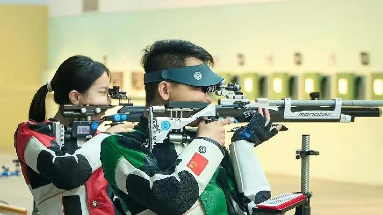Wang_Song_win_10m_air_rifle_mixed_team_title_at_ISSF_World_Cup - My Global News: Young Voices Wang, Song win 10m air rifle mixed team title at ISSF World Cup