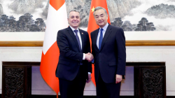 Wang Yi calls on China, Switzerland to safeguard global trade order